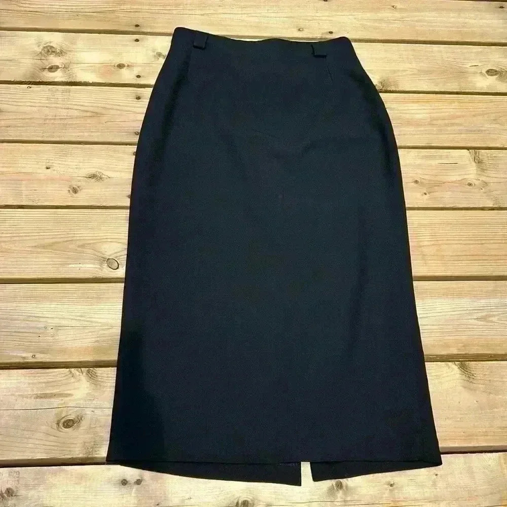 Vintage J  Michaels Black Maxi Skirt